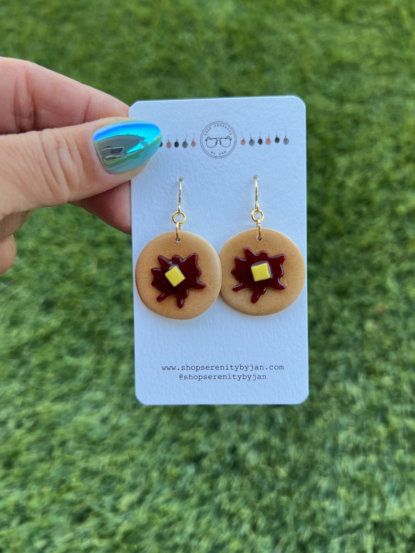 Gilmore Girls Pancake Earrings