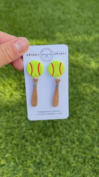 Opening Day Baseball & Softball Earrings