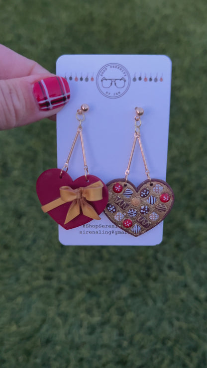 Chocolate Box Valentine’s Day Earrings