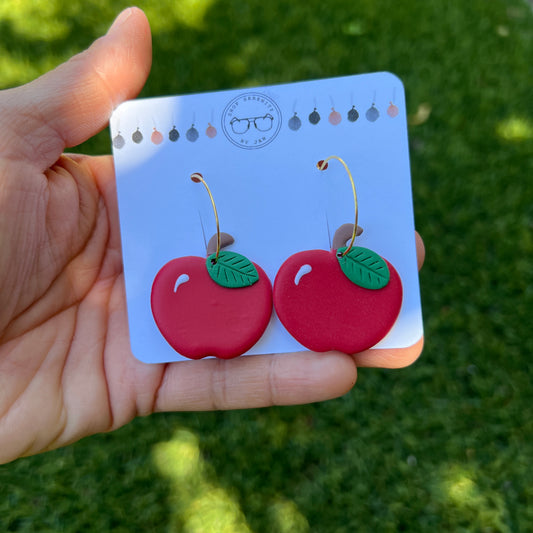 Apple Dangle Earrings
