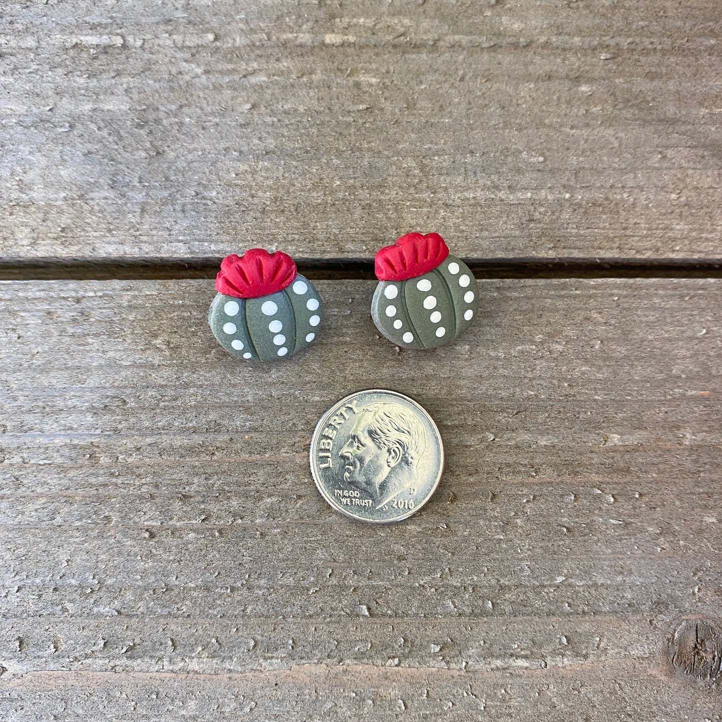 Blooming Cactus Stud Earrings