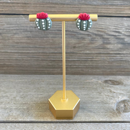 Blooming Cactus Stud Earrings